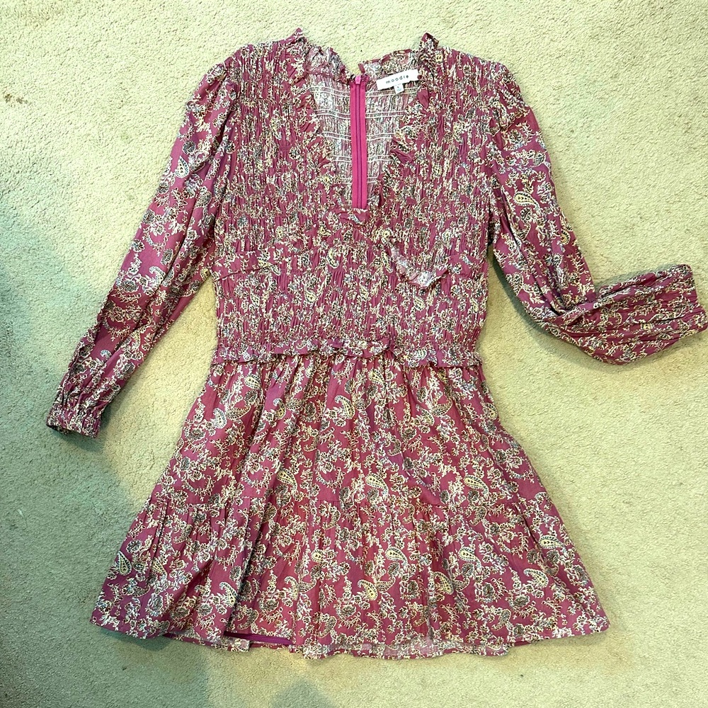 NWOT Floral Cotton Print Dress - L
